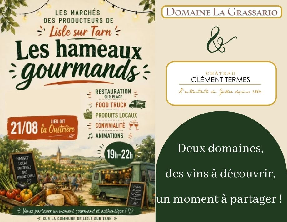 À la rencontre de nos vins aux Hameaux Gourmands